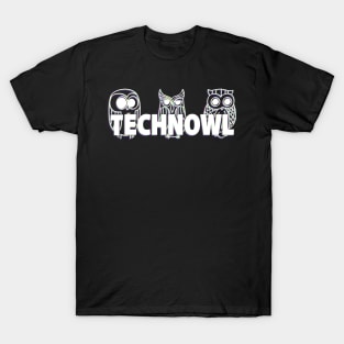 TechnOwl Psychedelic Rave Wear for Techno Owls T-Shirt